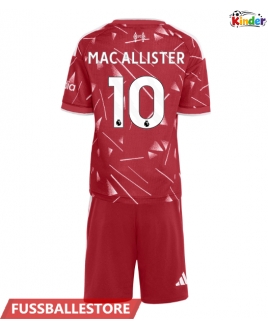 Günstige Liverpool Alexis Mac Allister #10 Heimtrikotsatz Kinder 2026-27 Kurzarm (+ Kurze Hosen)